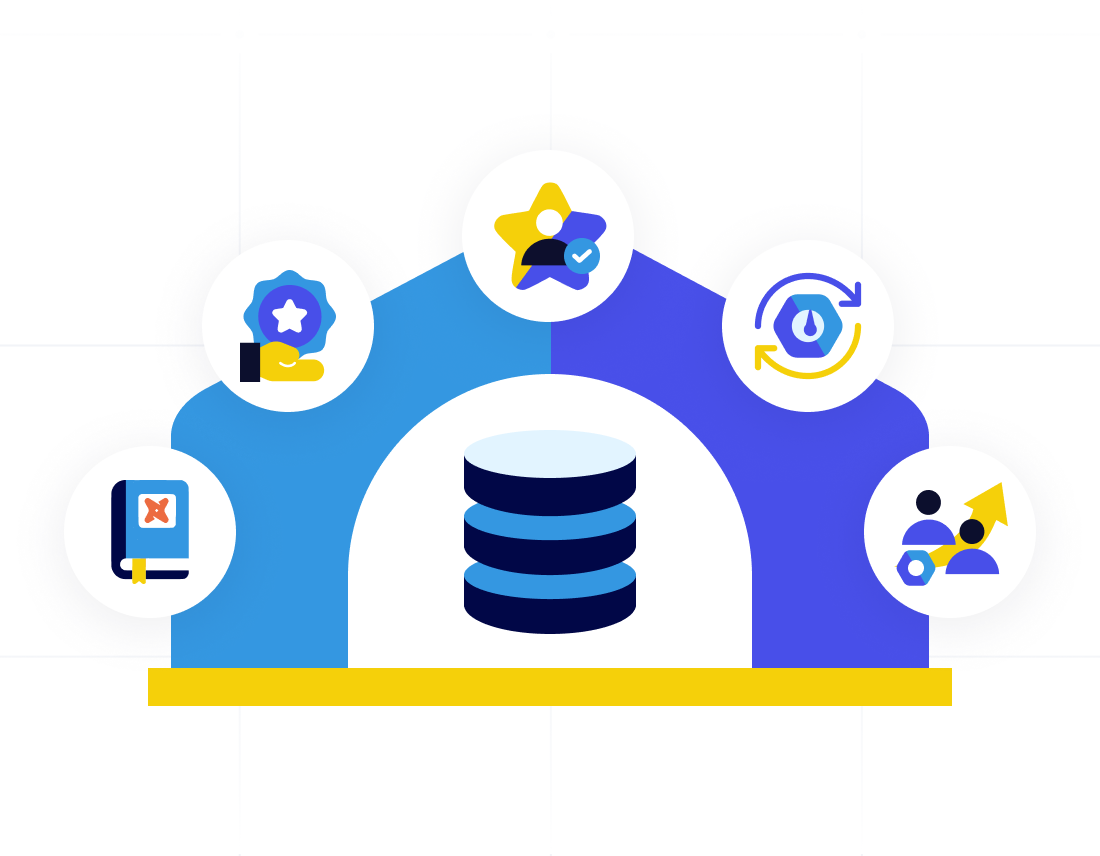 Our point of view abstract illustration