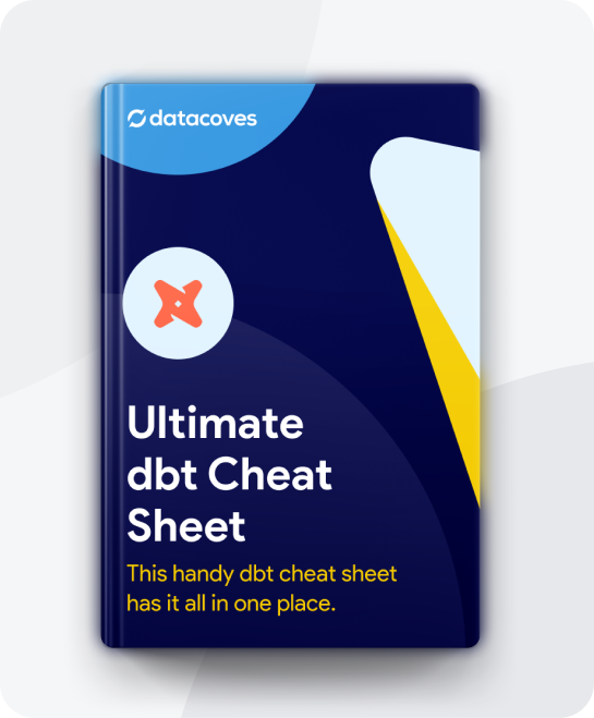 Dbt cheat sheet
