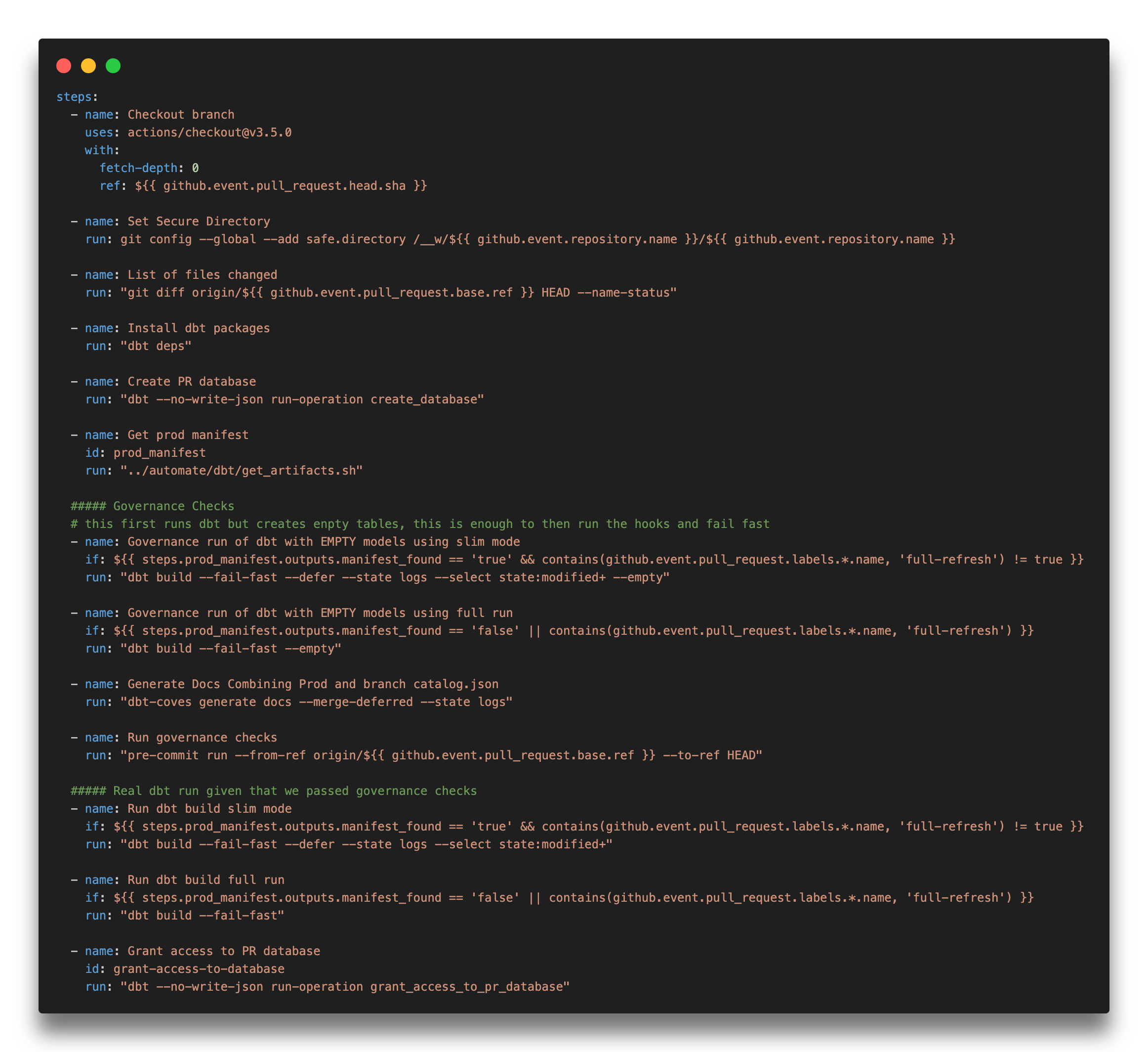 rework our Github Action