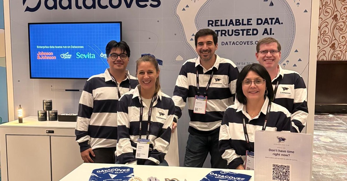 The Datacoves team at Booth 208, dbt Summit 2026