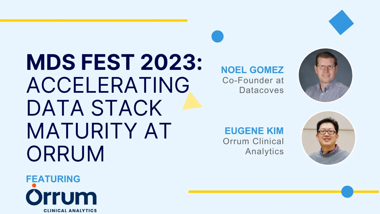 Accelerating data stack maturity at orrum