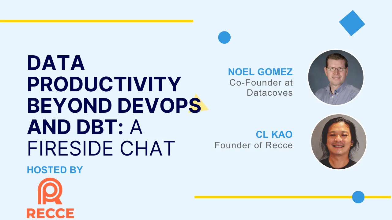 Data productivity beyond devops and dbt
