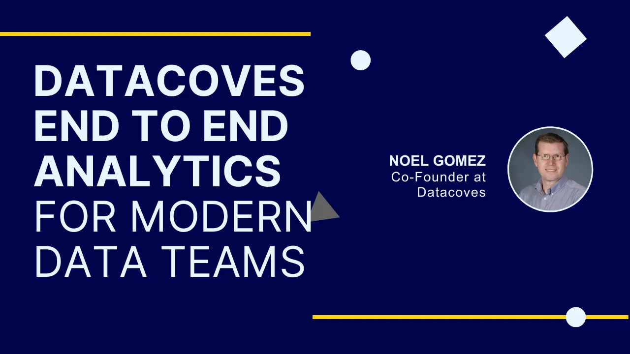 Datacoves end to end analytics for modern data teams