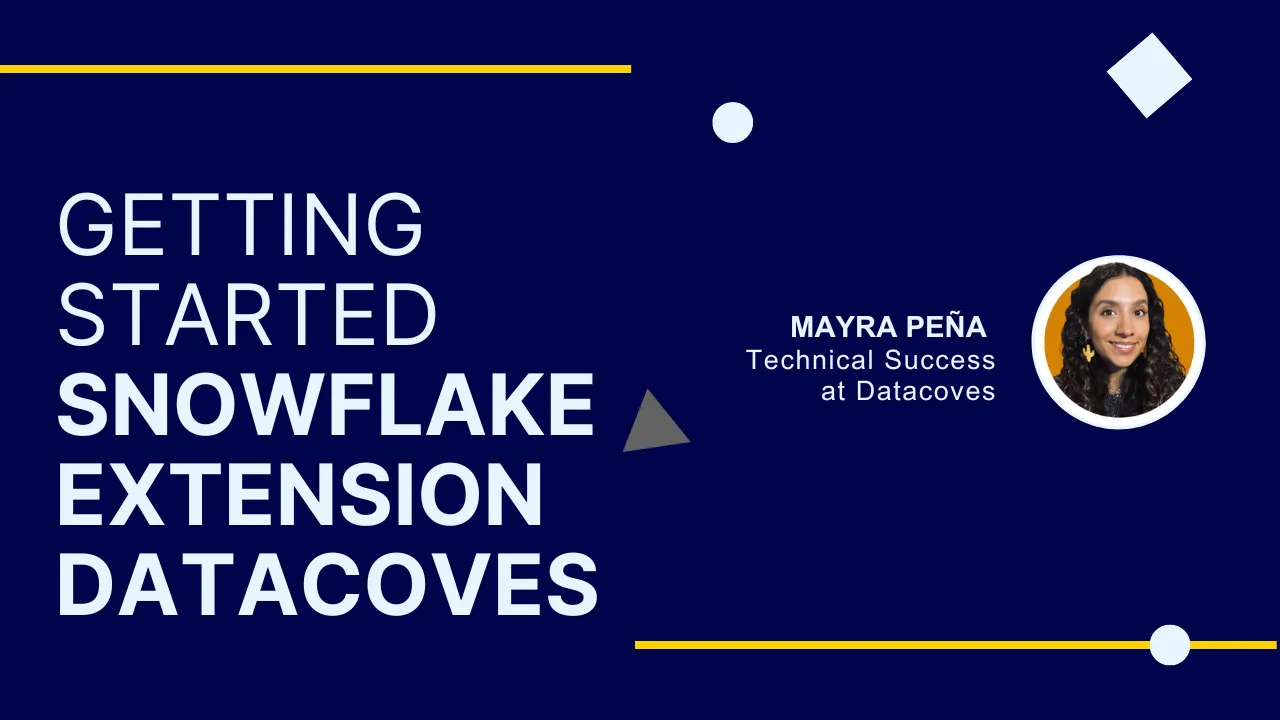 Getting started snowflake extension datacoves
