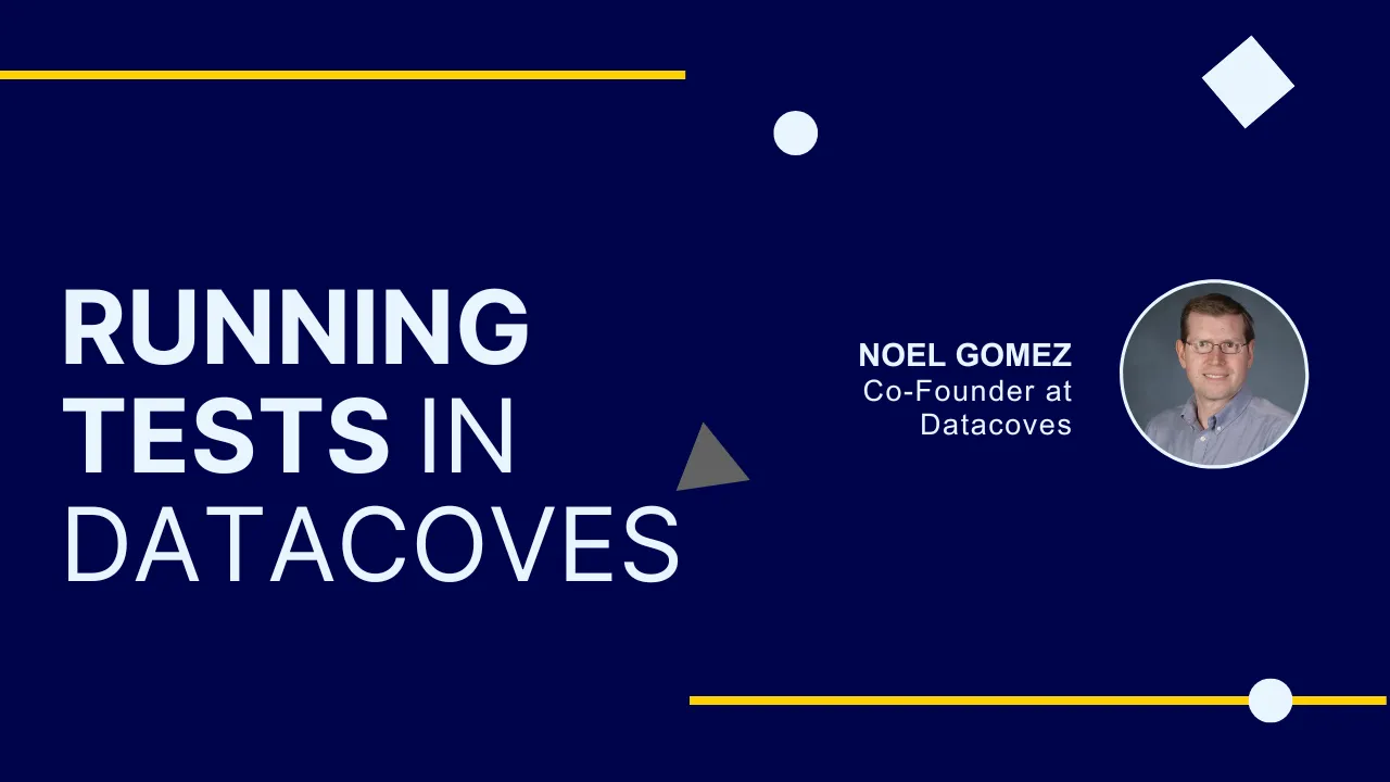 Running tests in datacoves