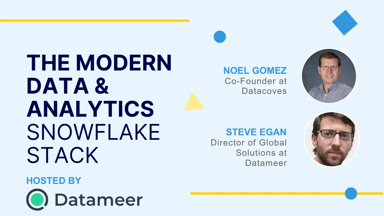 The modern data & analytics snowflake stack with datameer and datacoves