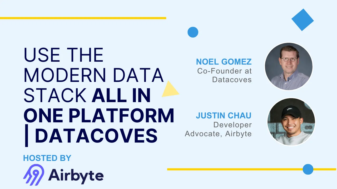 Use the modern data stack all in one platform