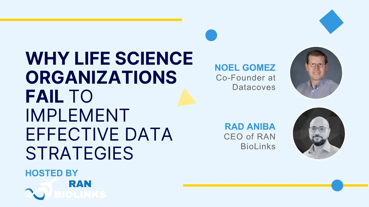 Why life science organizations fail to implement effective data strategies